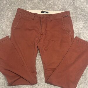 Vans Men’s Rust/Brick Brown Chino Pants